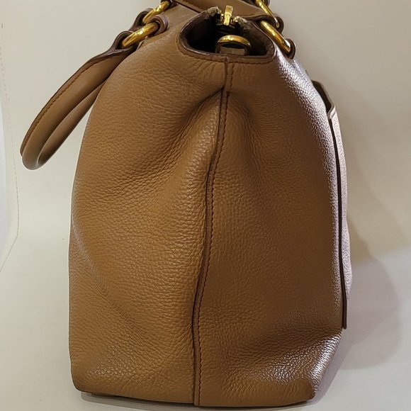 PRADA Vitello Daino Caramel Leather Bag - Picture 6 of 15